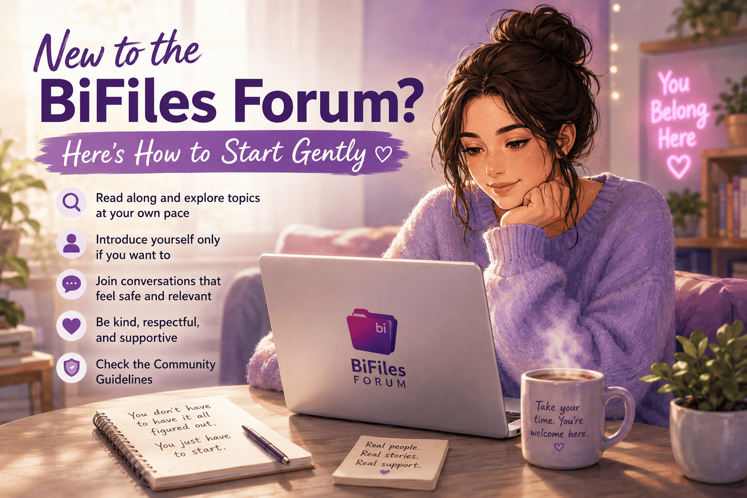 How to Join the BiFiles Forum at Your Own Pace